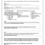 Fillable Long Term Care Facility Self Reported Incident Form