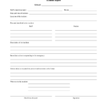 Fillable Student Accident Report Form Printable Pdf Download