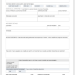 First Aid Incident Report Form Template 3 TEMPLATES EXAMPLE