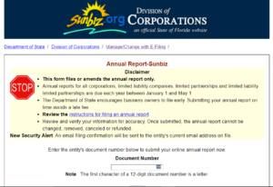 Florida LLC Annual Report Step By Step Guide On How To File