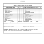 Forklift Inspection Form Fill Online Printable Fillable Blank