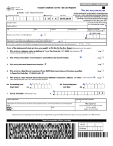 Form 05 163 Download Fillable PDF Or Fill Online Texas Franchise Tax No