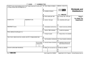 Form 1099 DIV Dividends And Distributions Definition