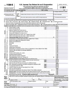 Form 1120S TRUiC