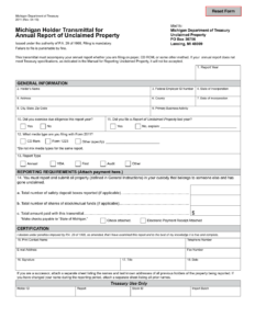 Form 2011 Download Fillable PDF Or Fill Online Michigan Holder