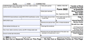 Form 3922 Fillable Printable Forms Free Online