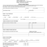 Form CCL 028A Download Printable PDF Or Fill Online Critical Incident