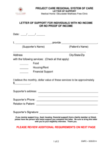 Form Letter Proclaiming No Income Fill Online Printable Fillable