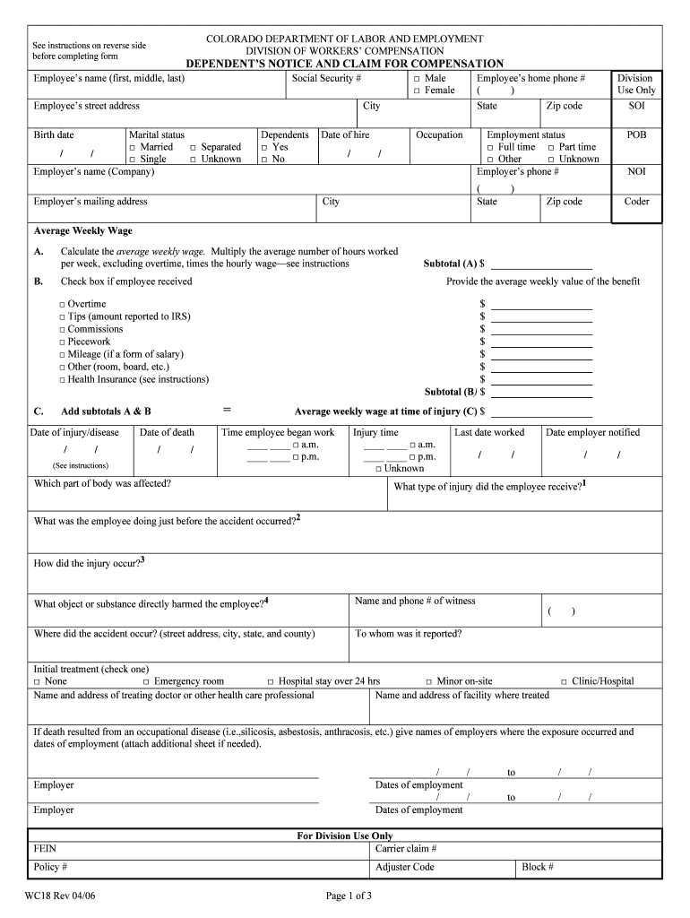 Form MN FR01 Download Fillable PDF First Report Of Injury Fill Out 