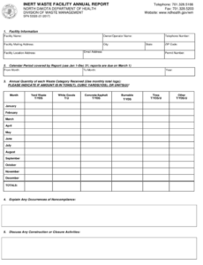 Form SFN53326 Download Printable PDF Or Fill Online Inert Waste