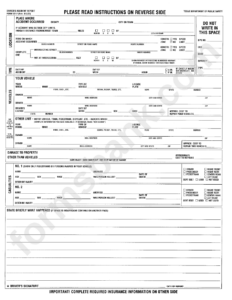 Form St 2 Driver Accident Report Form Texas Department Of Public