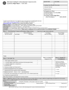 Form UI 5 Download Printable PDF Or Fill Online Quarterly Wage Report