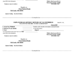 Form W 1 Employers Quarterly Return Of Tax Withheld Printable Pdf