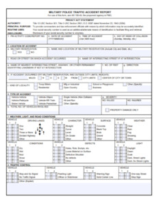 FREE 10 Car Accident Police Report Samples Motor Vehicle Witness