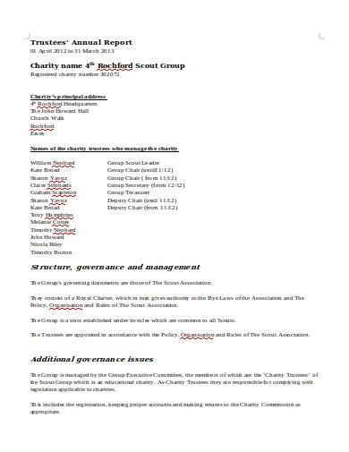 FREE 10 Charity Report Samples Templates In MS Word MS Excel PDF