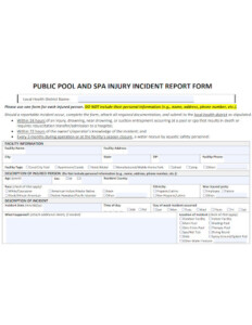 FREE 10 Injury Incident Report Samples Hand Needle Stick Illness