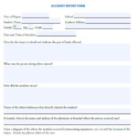 FREE 10 School Accident Report Form Samples Student Bus Primary
