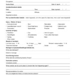 FREE 13 Accident Information Forms In MS Word PDF