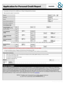 FREE 13 Credit Report Forms In PDF MS Word Fillable Form 2022