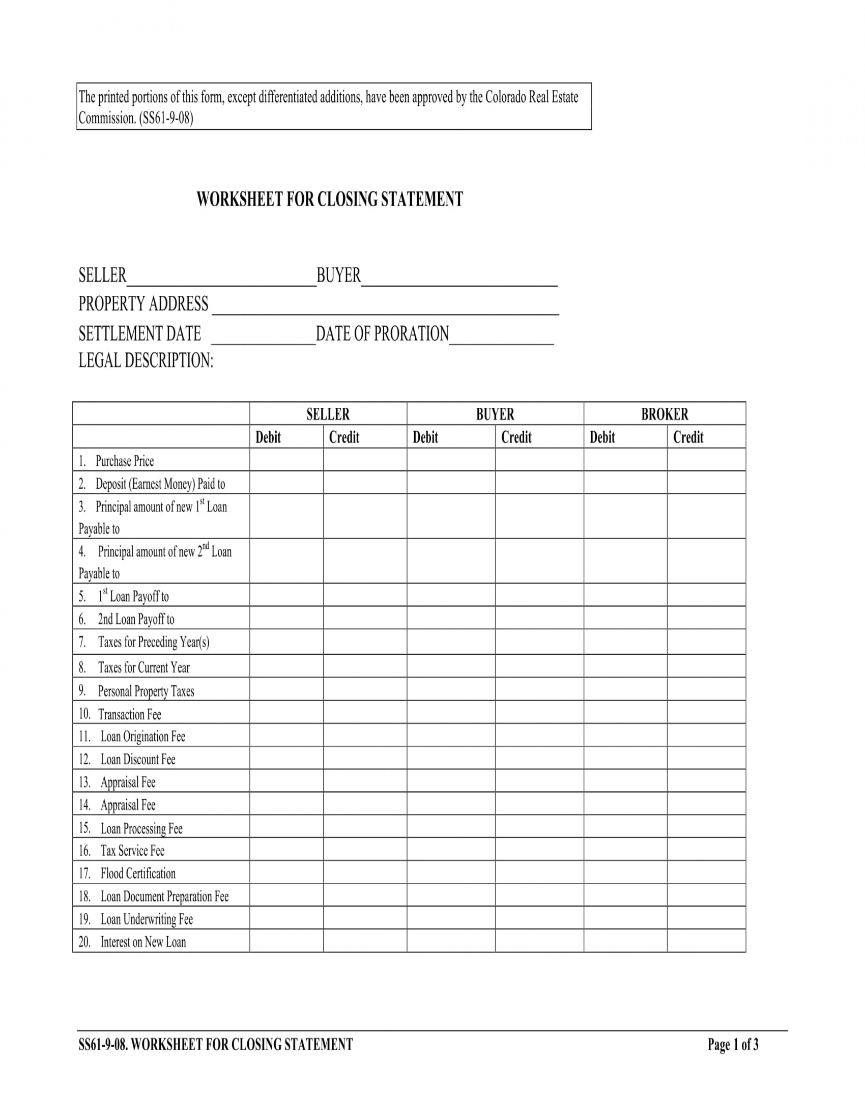 FREE 14 Closing Statement Forms In PDF MS Word