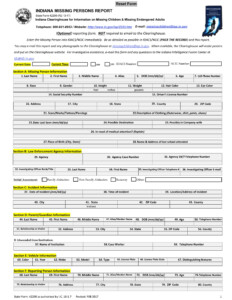 FREE 14 Missing Report Forms In MS Word PDF