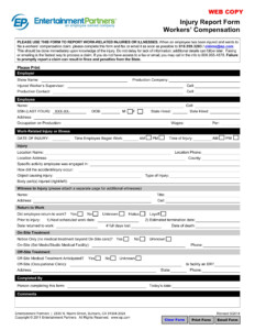 FREE 15 Injury Report Forms In MS Word PDF Excel