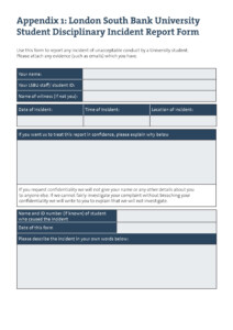 FREE 17 Disciplinary Report Forms In MS Word PDF Google Docs