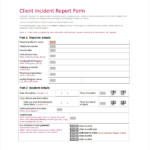 FREE 34 Sample Incident Report Templates In PDF MS Word Pages