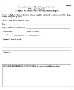 FREE 36 Incident Reports In PDF