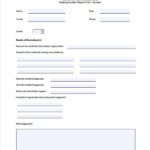 FREE 42 Incident Report Forms In PDF MS Word Excel