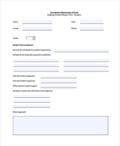 FREE 42 Incident Report Forms In PDF MS Word Excel