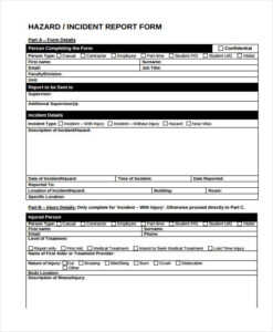 FREE 42 Incident Report Forms In PDF MS Word Excel