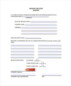 FREE 44 Receipt Forms In PDF