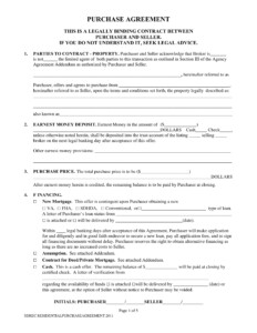 FREE 5 Home Sales Agreement Contract Forms In PDF MS Word