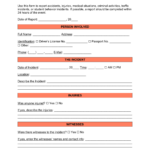 Free Fire Incident Report Form PDF Word EForms