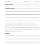 General Incident Report Form Template Australia Pdf Qld Free Pertaining