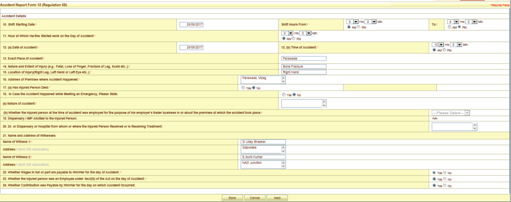 How To Fill ESIC Accident Report Form 12 Online Complete Guide