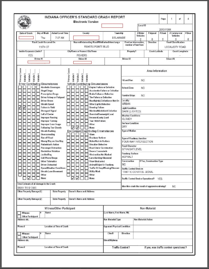 How To Get Read Your Indiana Car Accident Report Accident Lawyers