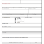 Incident Report Form Throughout Injury Report Form Template Best