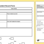 Incident Report Register Template 4 TEMPLATES EXAMPLE TEMPLATES