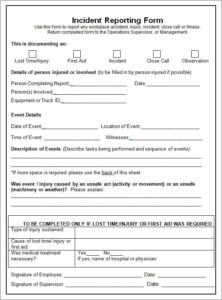 Incident Report Template 15 Free Download Documents In Word Pdf