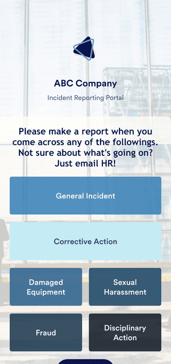 Incident Reporting App Template Jotform