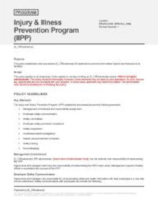 Injury Illness Form Prevention Templates Employee Health Etsy