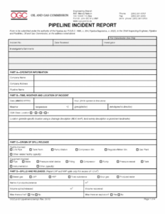 Insurance Incident Report Template Gambaran