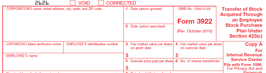 IRS Form 3922 Software 289 EFile 3922 Software