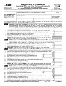 Irs Form 5329 Missed Rmd 2019 2023 Fill Online Printable Fillable Blank