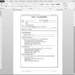 It Incident Report Template Itsd108 1 For Computer Incident Report