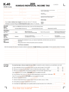 K Kansas Tax Fill Out And Sign Printable PDF Template SignNow