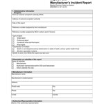 Medical Incident Report Form Template Ideal In Medical Report Form