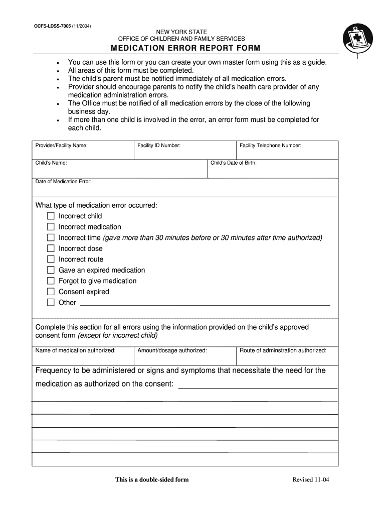 Medication Error Reporting Form Pdf Fill Online Printable Fillable 